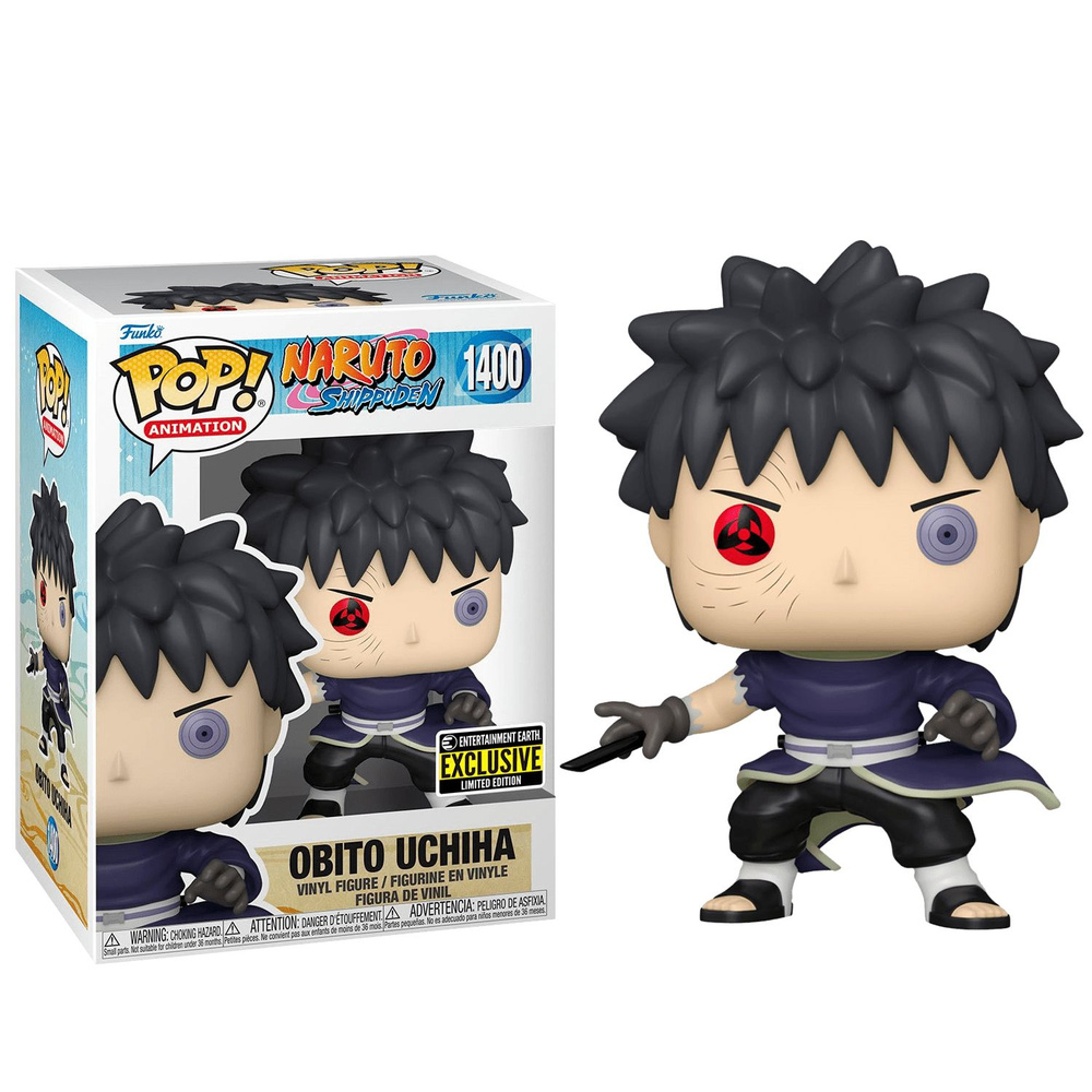 Фигурка Funko POP Obito Uchiha Unmasked со стикером Эксклюзив