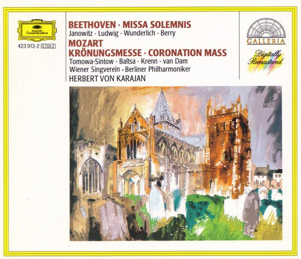 Cd Beethoven Mozart Berliner Philharmoniker Herbert Von