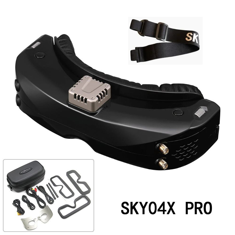 SKYZONE SKY04X PRO FPV очки с DVR OLED 5 8G 48CH Steadyview Receiver