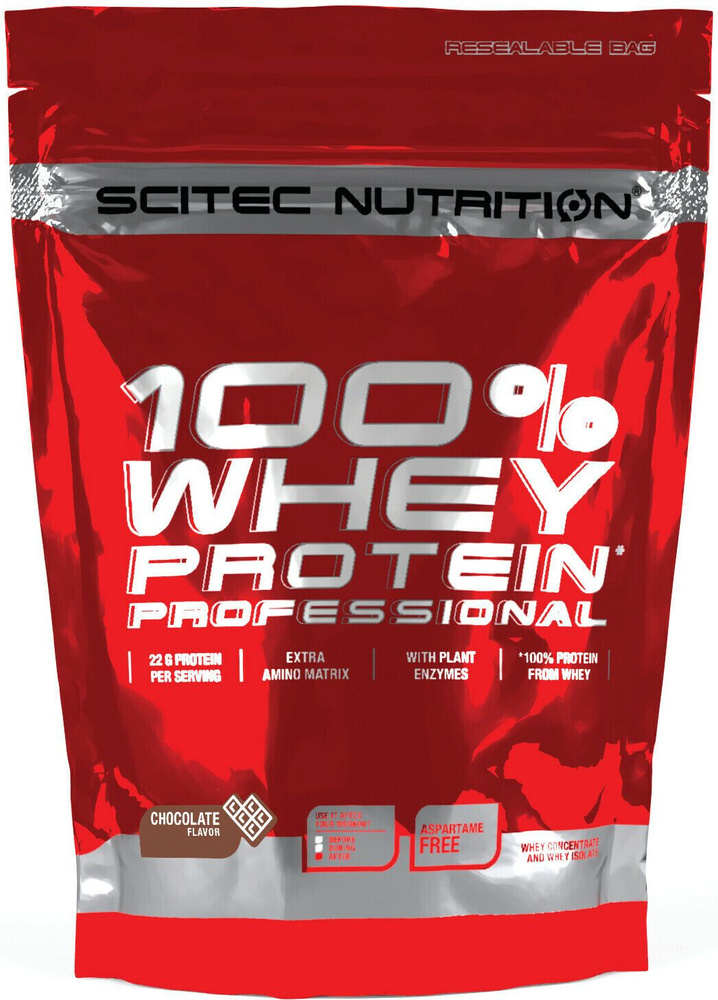 Протеин Scitec Nutrition 100 Whey Protein Professional 500г Шоколад