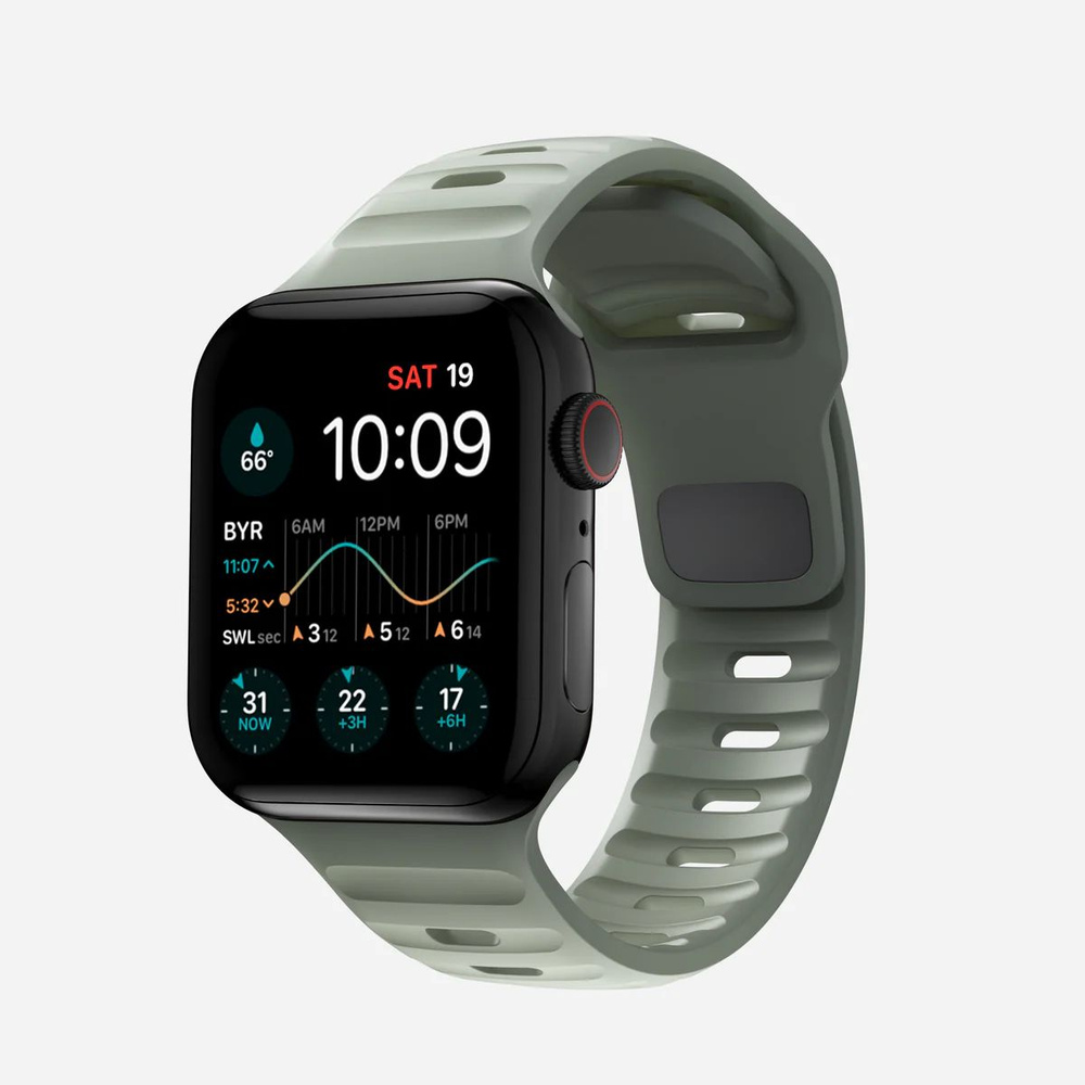 Силиконовый ремешок для Apple iWatch1 9 42 44 45MM watch Series10 46мм