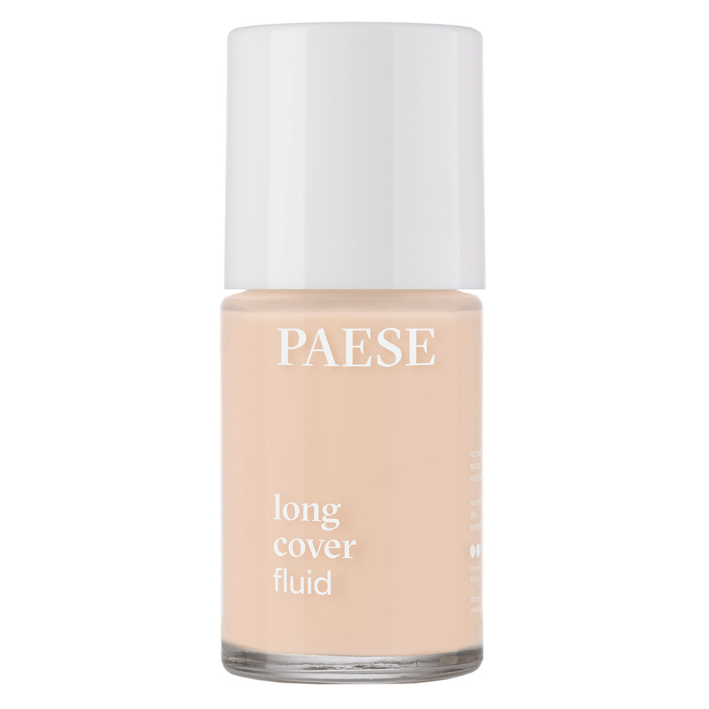 PAESE Тональный крем для лица LONG COVER FLUID тон nude стойкий