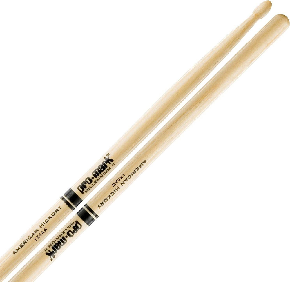 PROMARK TX5AW HICKORY 5A Wood Tip барабанные палочки орех овальный