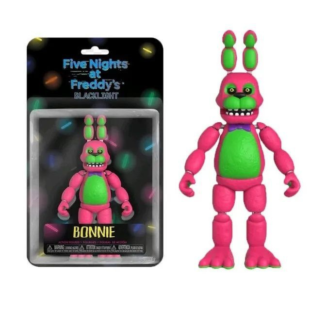 Фигурка аниматроник неоновый Бонни фнаф из серии Five Nights at Freddy