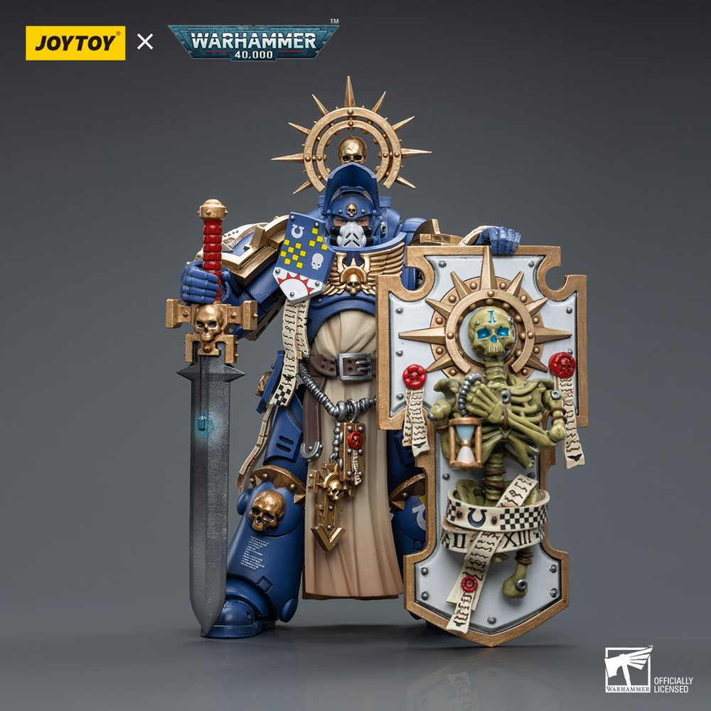 Подвижная фигурка JOYTOY Warhammer 40K Ultramarines Primaris Captain