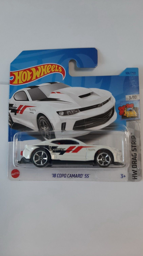 Машинка коллекционная Hot Wheels 18 COPO CAMARO SS купить с доставкой