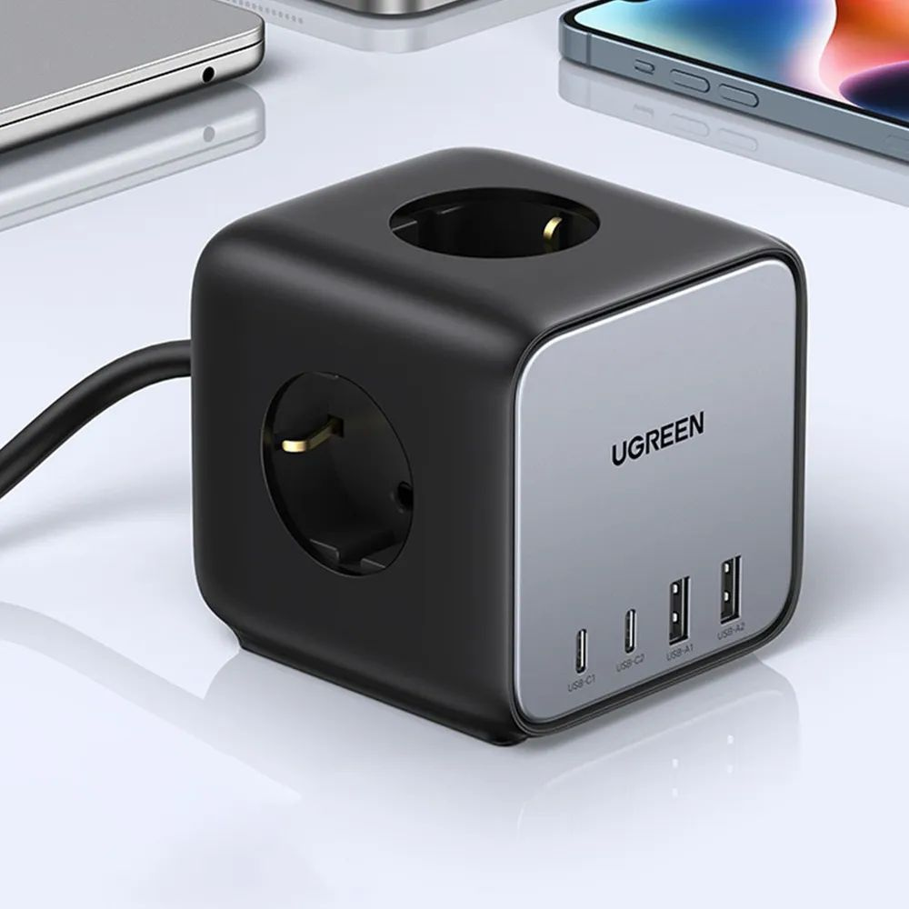 Сетевое зарядное устройство Ugreen CD268 DigiNest Cube Charging Station