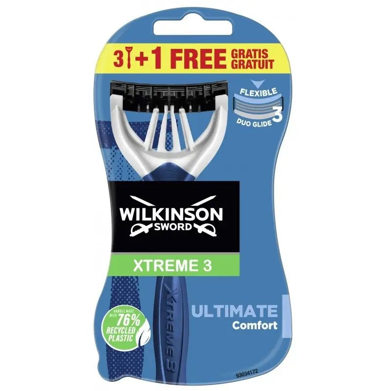 Wilkinson Sword Одноразовые станки мужские Xtreme3 Ultimate Comfort 4