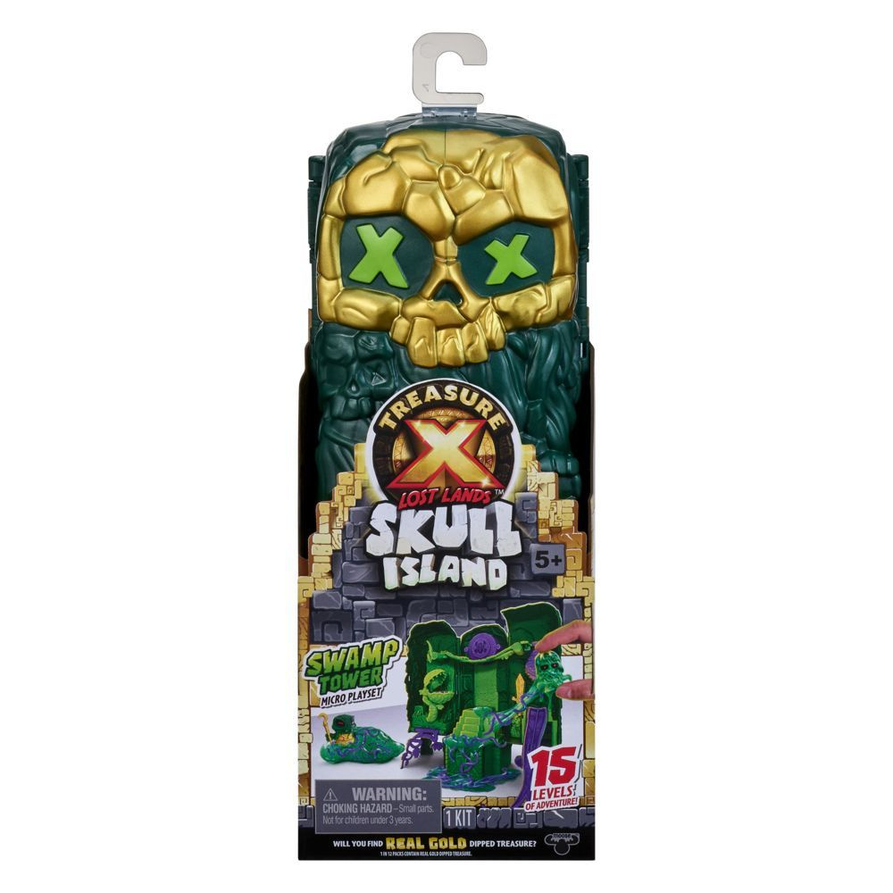 Treasure X Игровой набор Lost Lands Skull Island Swamp Tower Micro 15