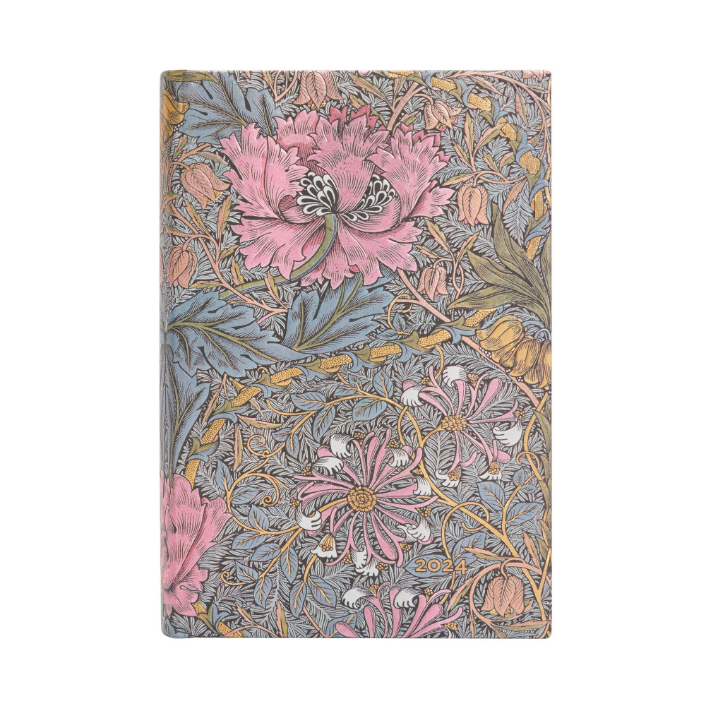 Paperblanks Morris Pink Honeysuckle Mini