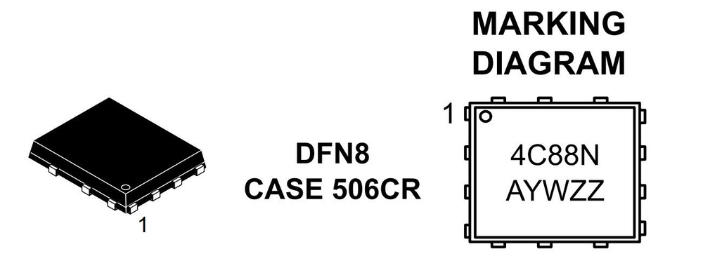 Запчасть для мобильного устройства AiTech Микросхема NTMFD4C88N Dual N