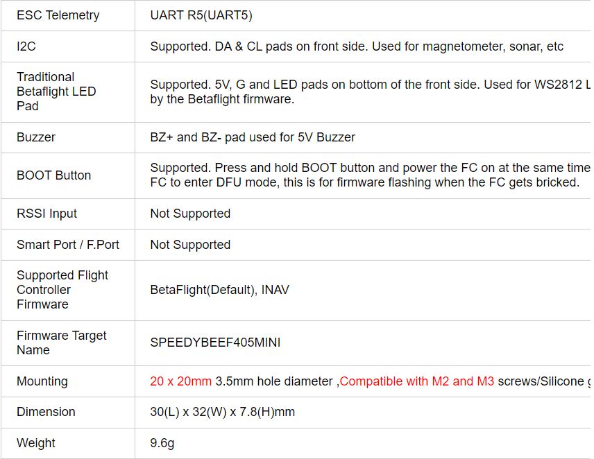 Speedybee F Mini Bls A X Stack F A