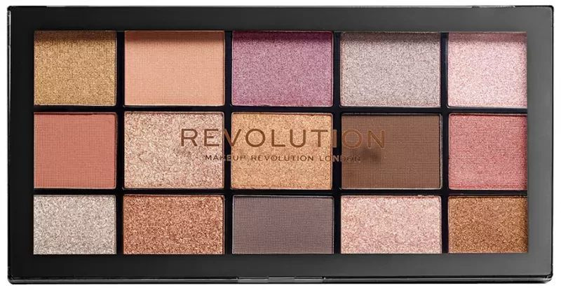 Makeup Revolution RE LOADED палетка теней для век Fundamental 15x1