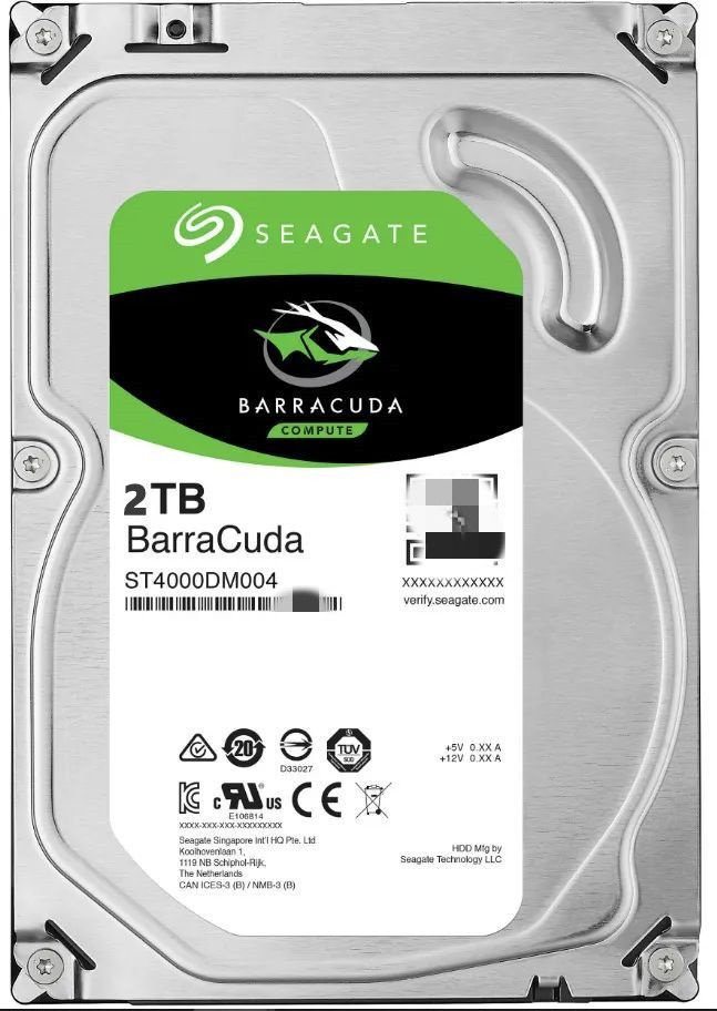 2 ТБ Внутренний жесткий диск Seagate Barracuda 3 5 7200 ST2000DM008