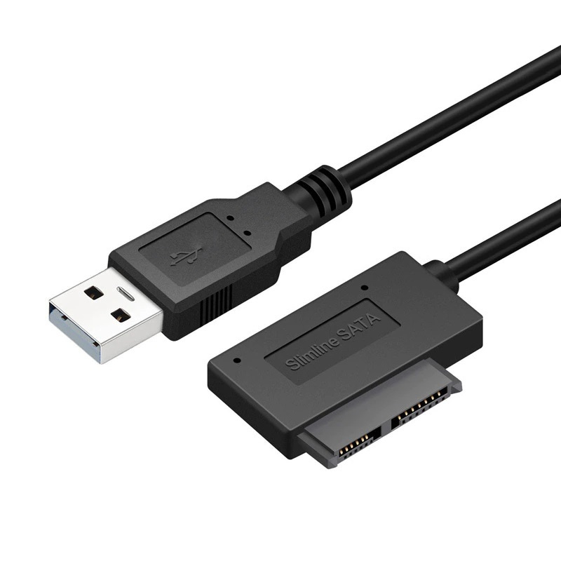 Переходник SATA на USB для подключения оптического дисковода с разъемом