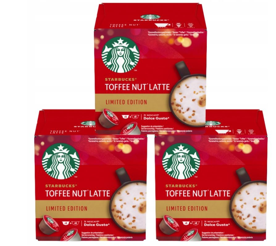 Starbucks Toffee Nut Latte Limited Edition