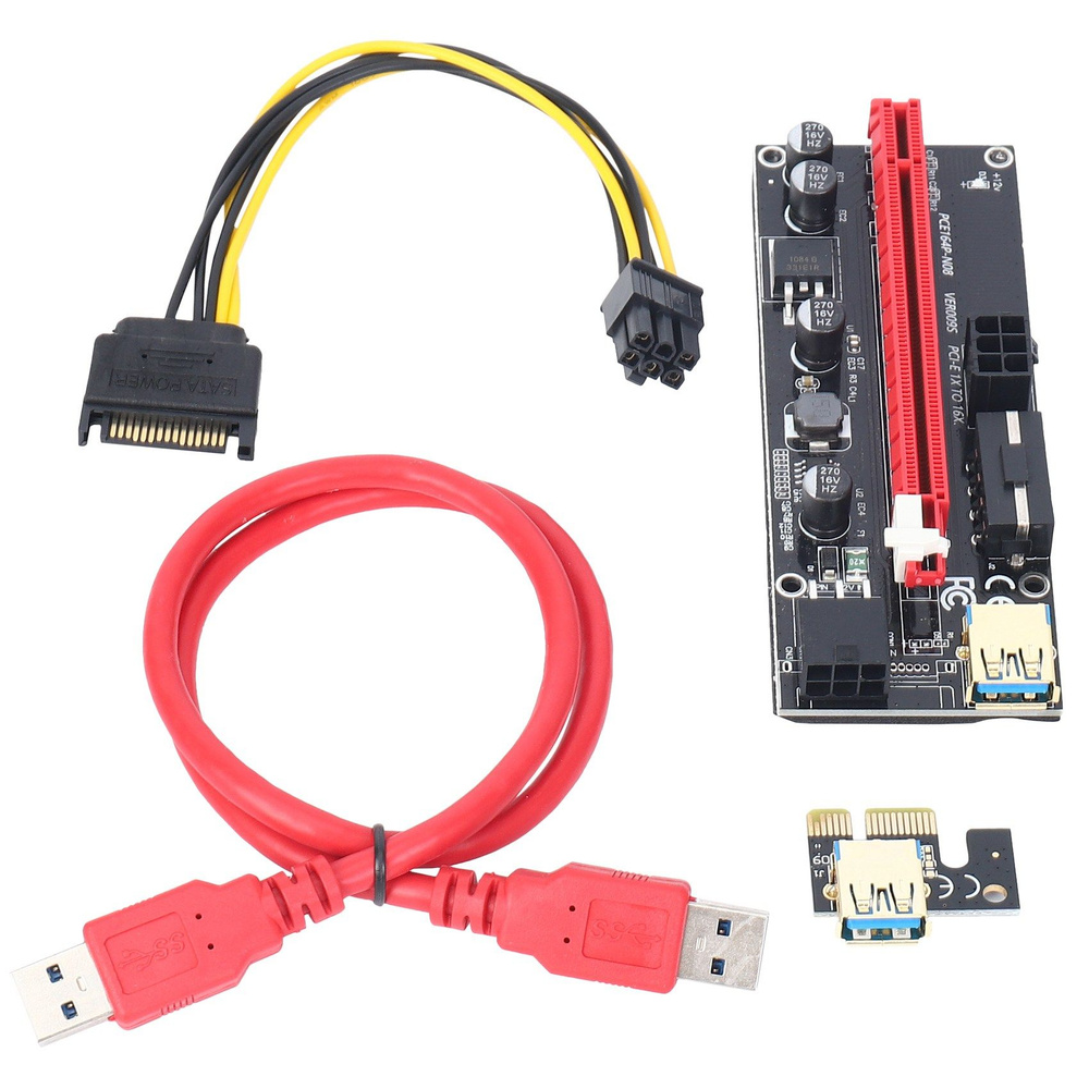 VER 009S PCIE Riser Card Extender для графического процессора Riser