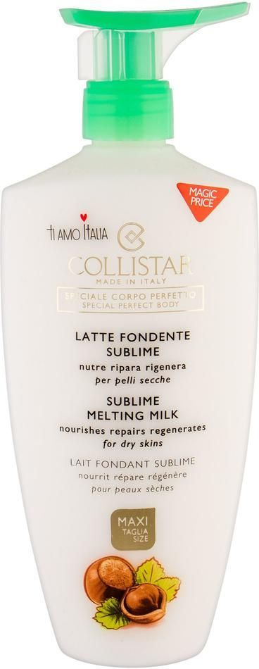 collistar special perfect body sublime melting milk питательное