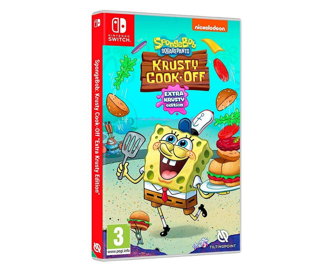 Игра SpongeBob Krusty Cook Off Extra Krusty Edition Картридж