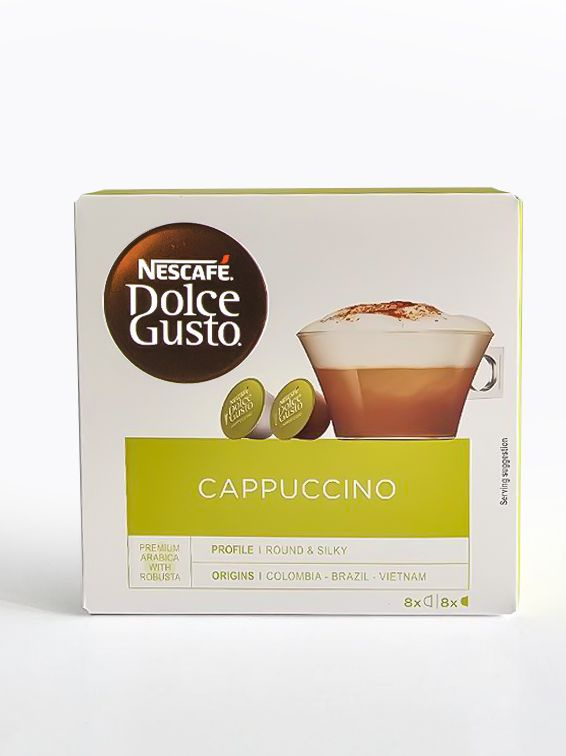 Кофе в капсулах Nescafe DOLCE GUSTO CAPPUCCINO Капучино 16 капсул