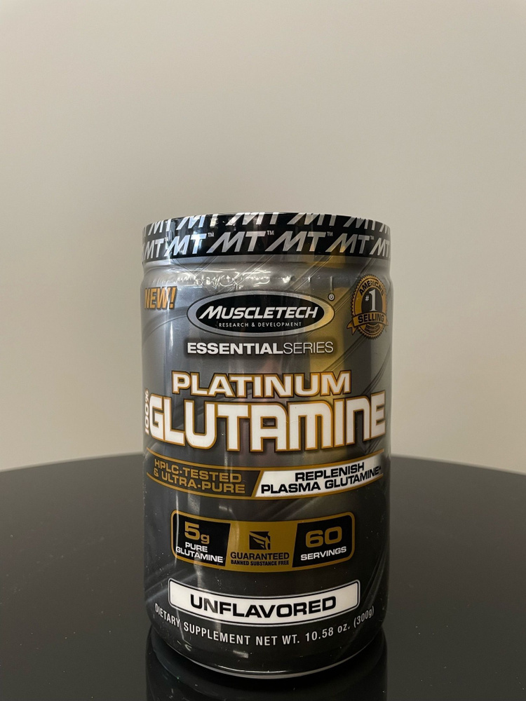 Глютамин Muscletech Platinum Micronised Glutamine 300 г Аминокислота