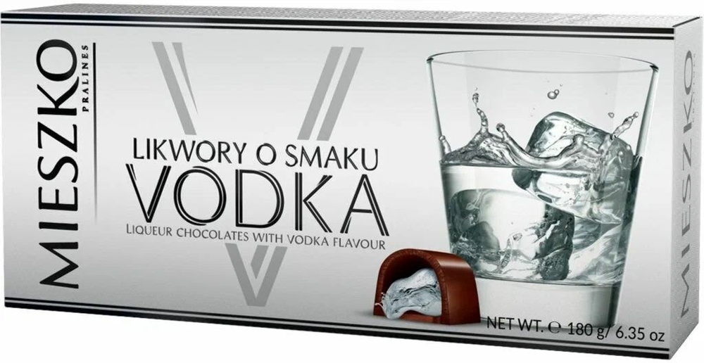 Конфеты MIESZKO Vodka Liqueur Chocolates 180 г купить с доставкой по