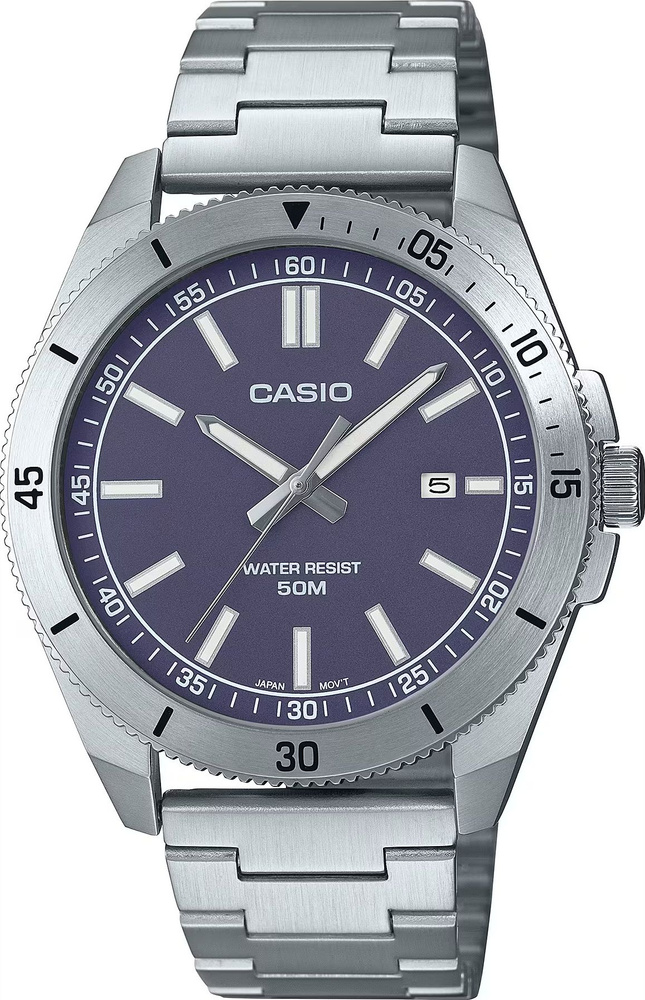 Мужские наручные часы Casio MTP B155D 2E оригинальные купить с