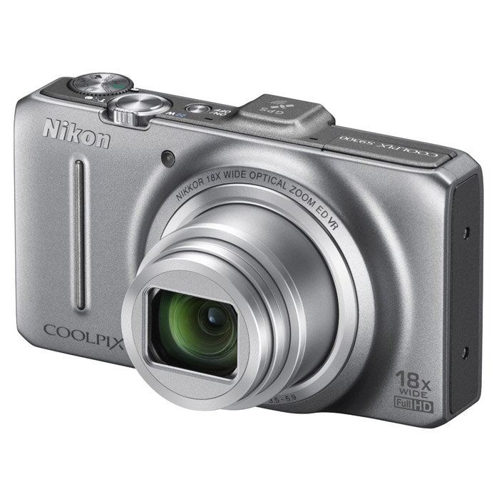 Nikon Coolpix S9300, Silver Цифровой компактный фотоаппарат купить