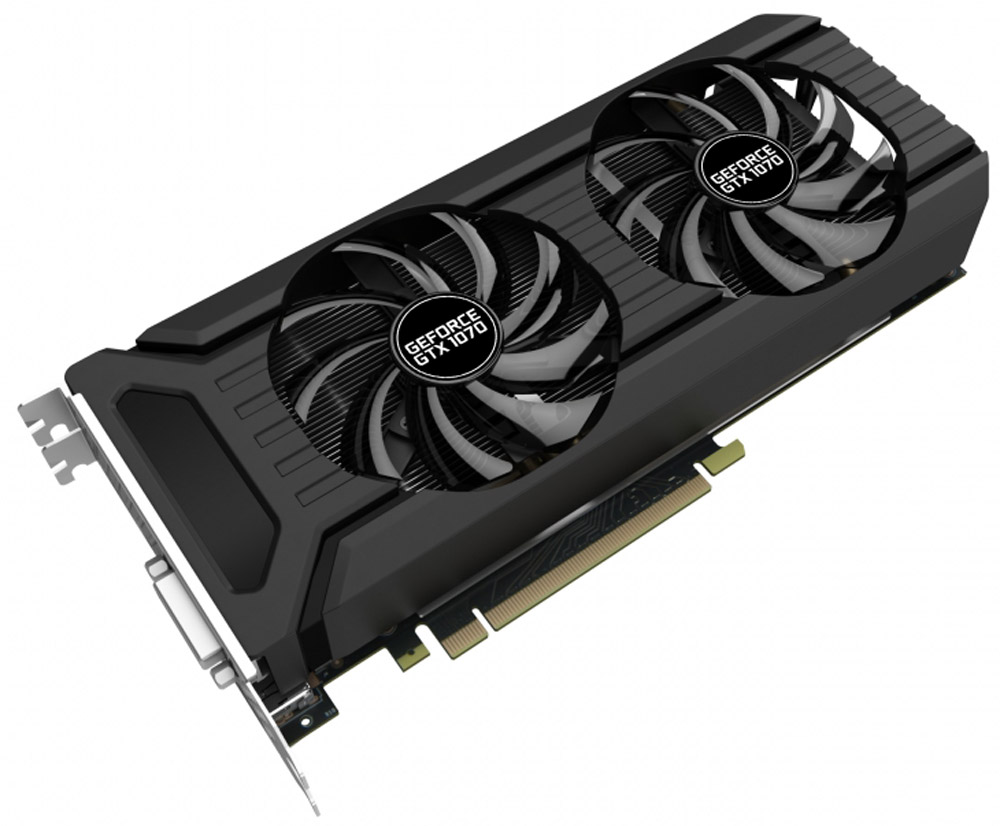 Видеокарта Palit GeForce GTX 1070, 8 ГБ GDDR5 PCI Express 3.0/3.1