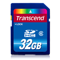 Transcend Карта памяти SDHC (TS32GSDHC6), Class 6, Синий #1