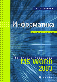 Информатика. Практикум. MS Word 2003 (+ CD-ROM) #1