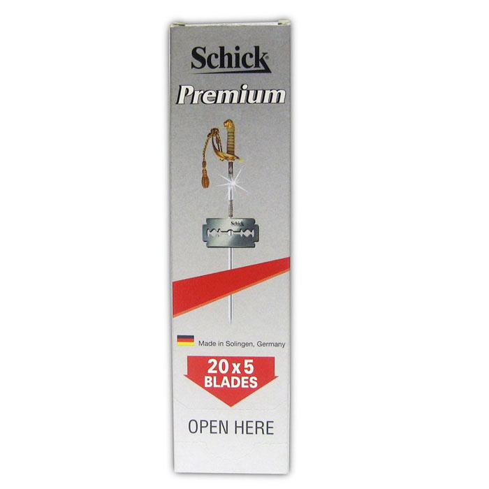 Набор двусторонних лезвий "Schick Premium", 20 картриджей по 5 лезвий #1