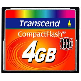 Transcend Карта памяти Ultra Speed 4 ГБ  (TS4GCF133) #1