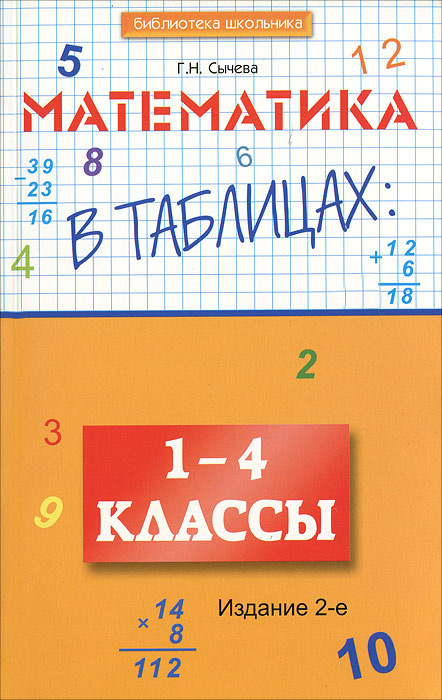 Математика в таблицах. 1-4 классы #1