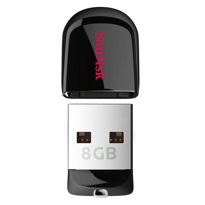 USB Флеш-накопитель SanDisk Cruzer Fit 8 ГБ, черный #1