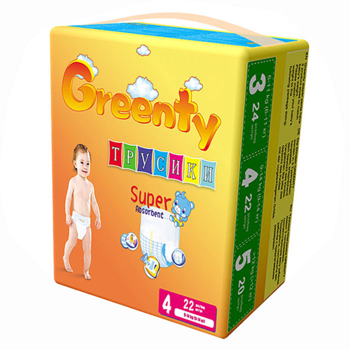 Greenty Подгузники-трусики, 9-14 кг, 22 шт #1