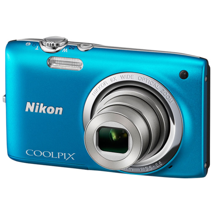 Компактный фотоаппарат Nikon CoolPix S2700, синий купить на OZON по ...