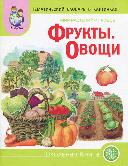 Тематический словарь в картинках. Мир растений и грибов. Фрукты. Овощи #1
