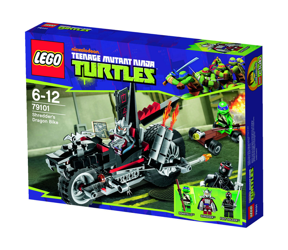 LEGO: Черепашки-ниндзя Мотоцикл-дракон Шреддера 79101 - купить с ...