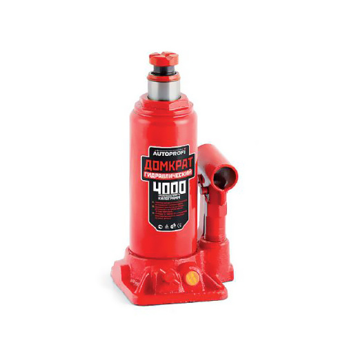 Автопрофи Домкрат автомобильный Бутылочный, нагрузка до 4 т - купить с ...