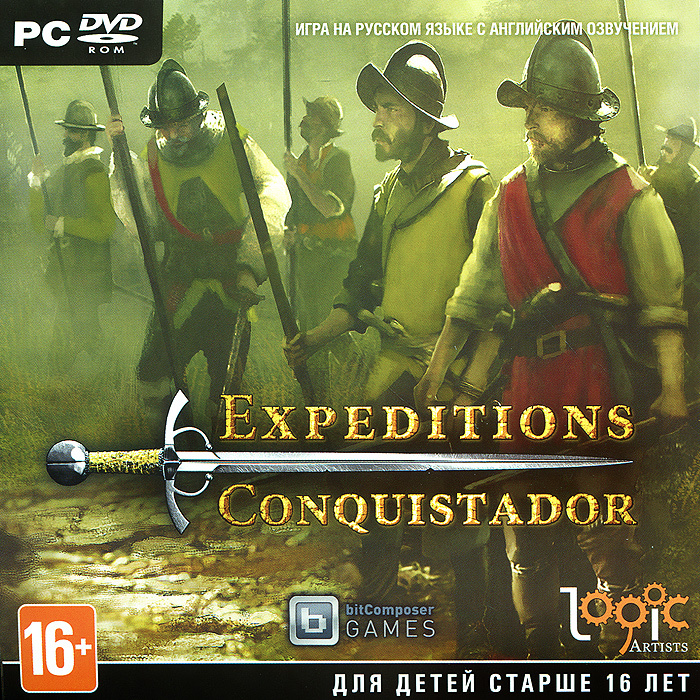 Видеоигра. Expeditions: Conquistador (2010, PC-DVD, Jewel, русские субтитры) для компьютера, action-RPG #1