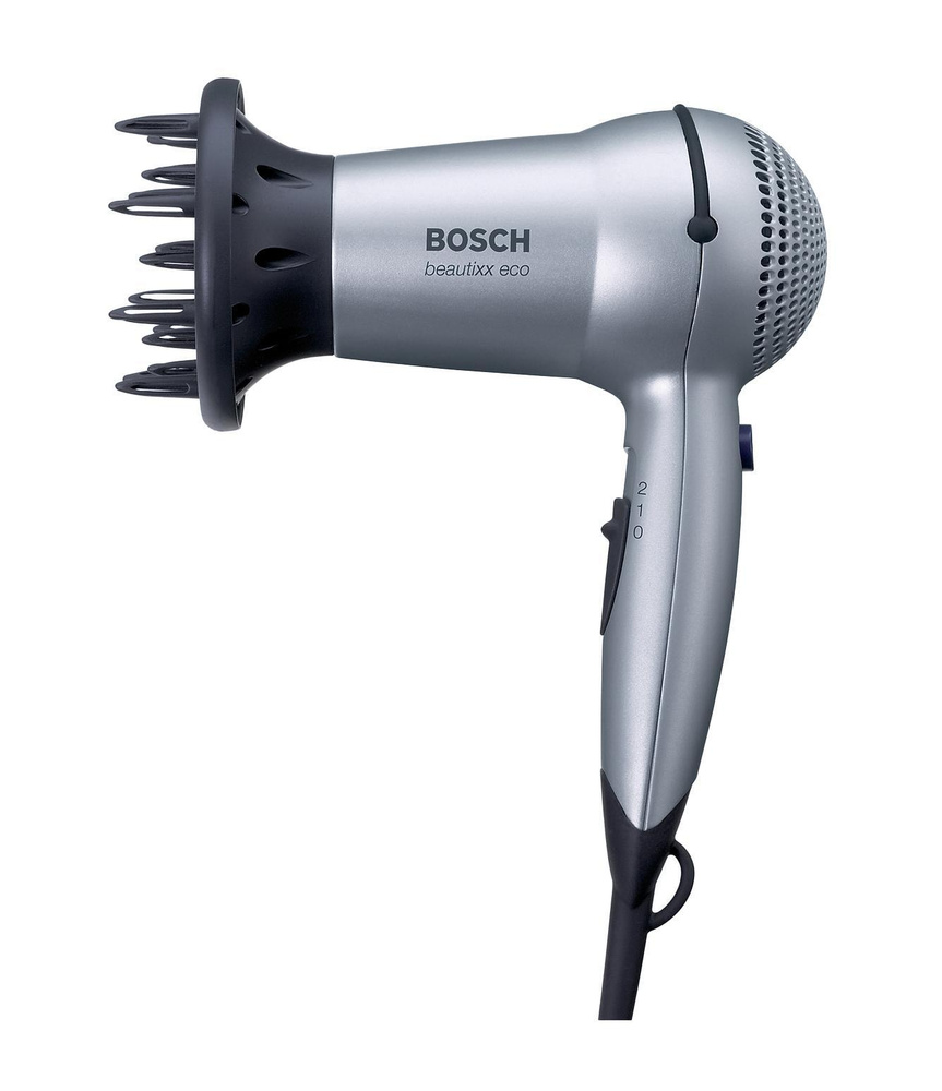Фен для волос Bosch Bosch PHD 3305 Beautixx Eco, серебристый - купить ...
