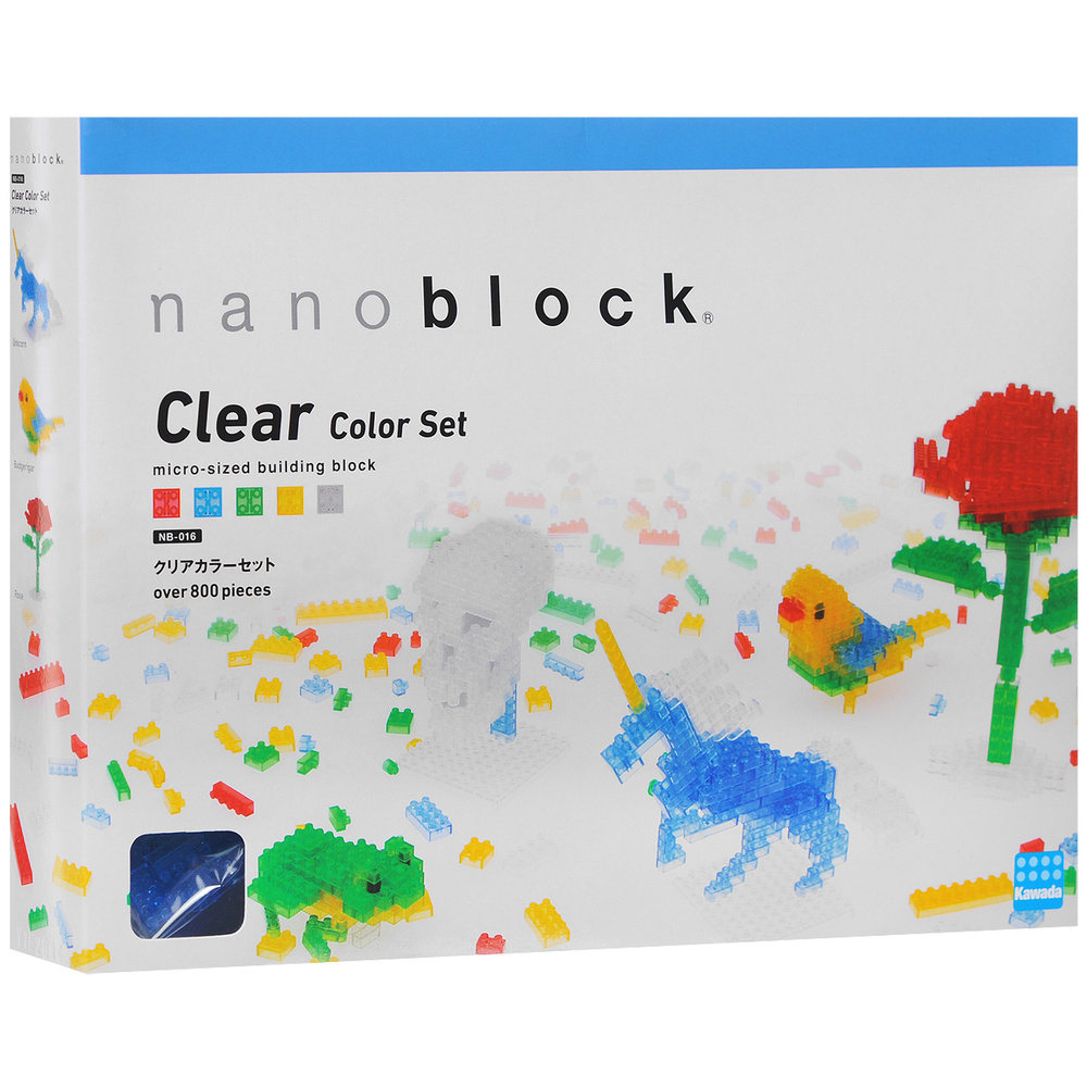 Nanoblock Мини-конструктор Набор полупрозрачных кирпичиков #1