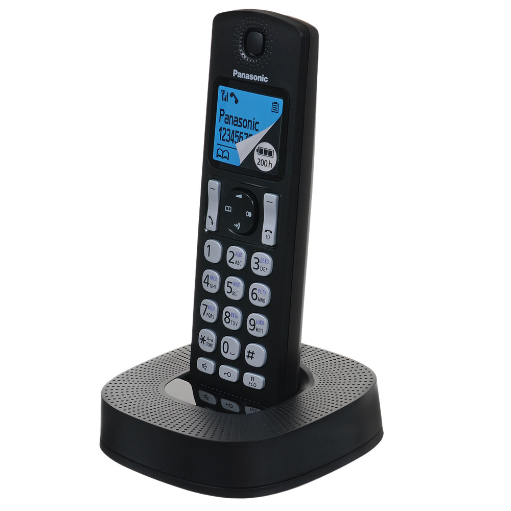 Радиотелефон DECT Panasonic KX-TGC310RU1 черный АОН