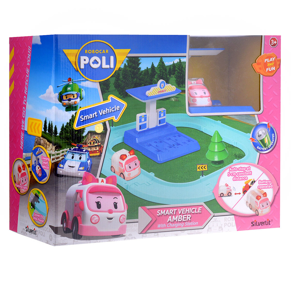 Robocar Poli Игрушечный трек Умная машинка Эмбер #1
