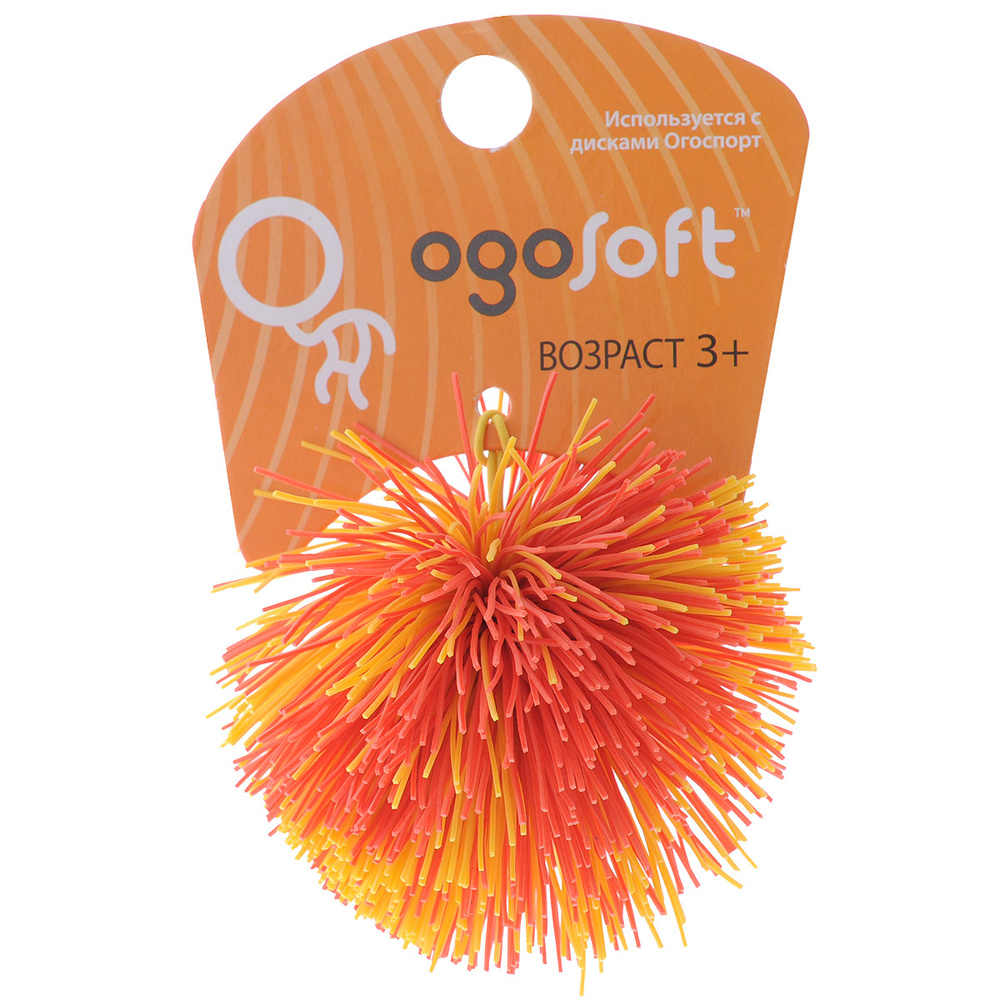 Мяч "Ogosoft", цвет: желтый, оранжевый. OG0401 #1