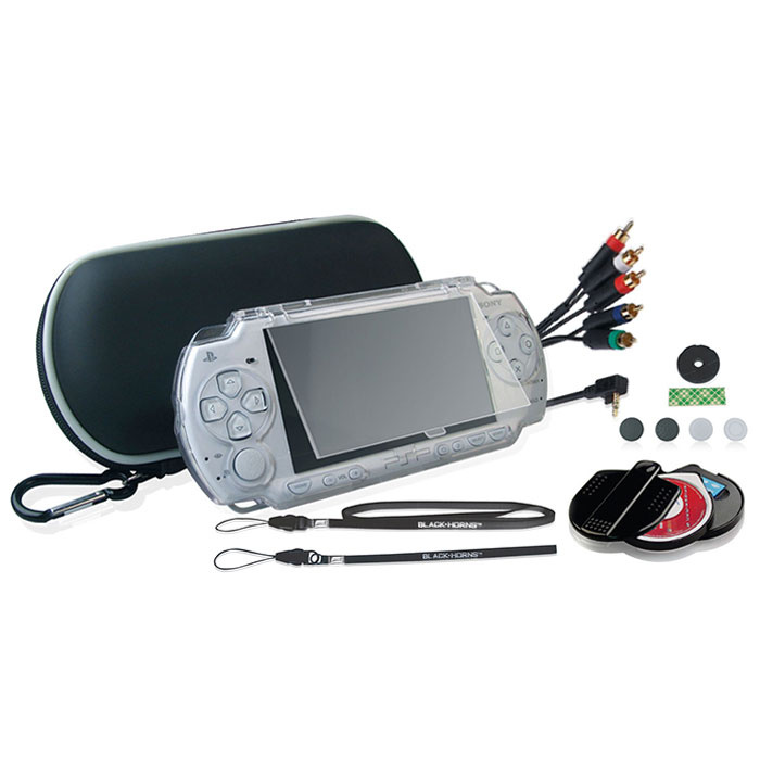 Black Horns Kit 8 in 1 набор аксессуаров для Sony PSP 2000/3000 #1