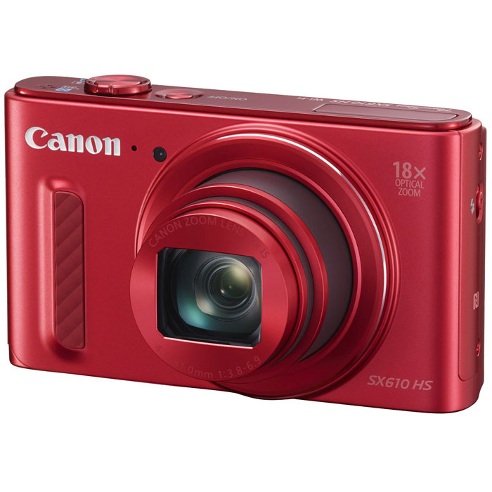 Компактный фотоаппарат Canon Canon PowerShot SX610 HS, красный - купить ...