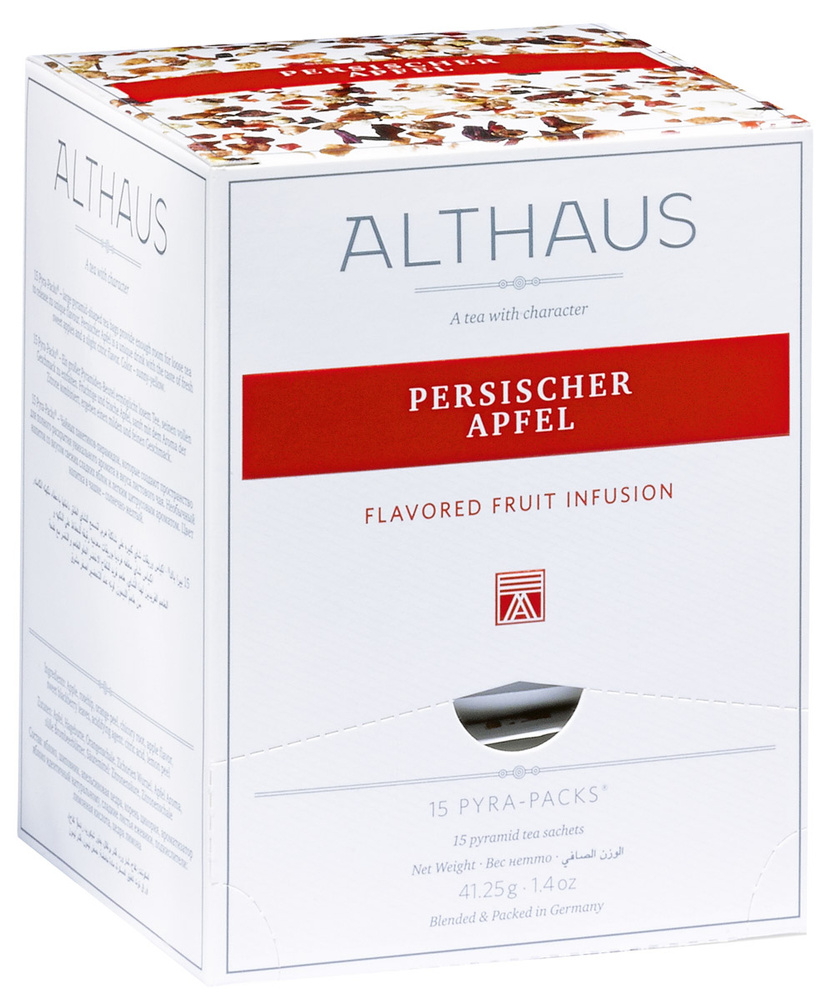 Чай фруктовый Althaus Persischer Apfel, в пирамидках 15х2.75 г #1