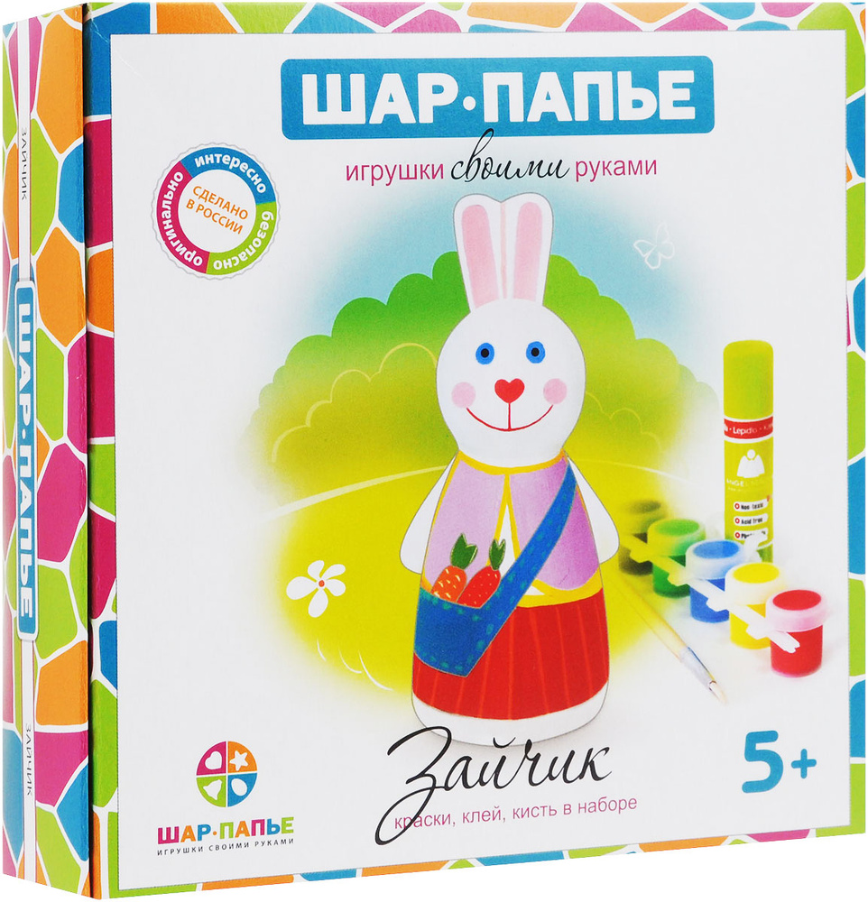 Шар-папье Набор для изготовления игрушки Зайчик купить на OZON по ...
